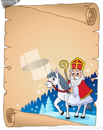 Image of Parchment with Sinterklaas theme 2