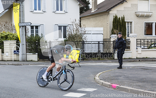 Image of The Cyclist Luke Rowe - Paris-Nice 2016