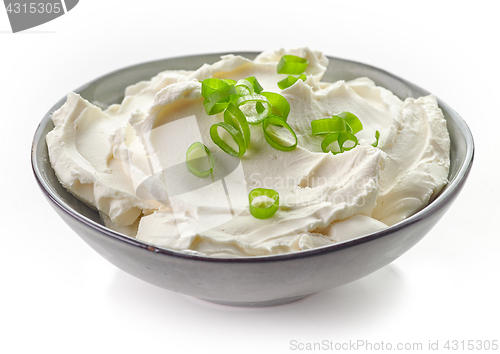 Image of Bowl of cream cheese