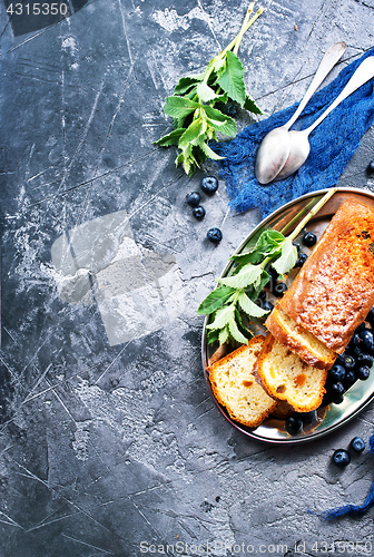 Image of pie with blueberry