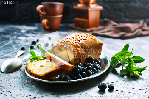 Image of pie with blueberry