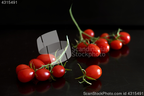 Image of Bunch of cherry tomatoes