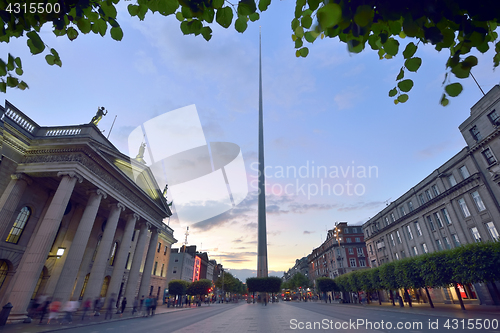 Image of Spire famous landmark in Dublin