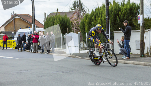 Image of The Cyclist Adrien Petit - Paris-Nice 2016