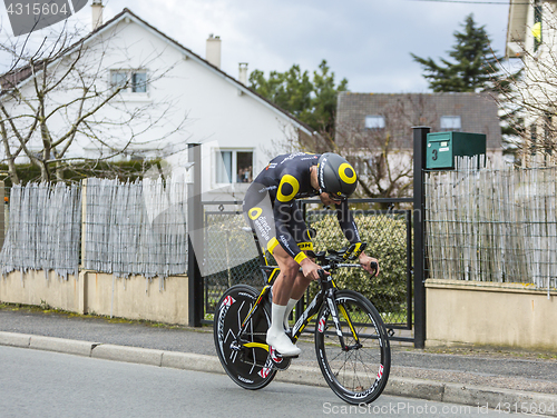 Image of The Cyclist Adrien Petit - Paris-Nice 2016
