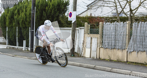 Image of The Cyclist Fumiyuki Beppu - Paris-Nice 2016