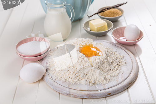 Image of Baking utensils and ingredients