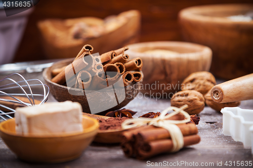 Image of Assorted baking ingredients