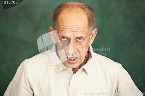 Image of Screaming Senior Man