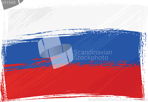 Image of Grunge Russia flag