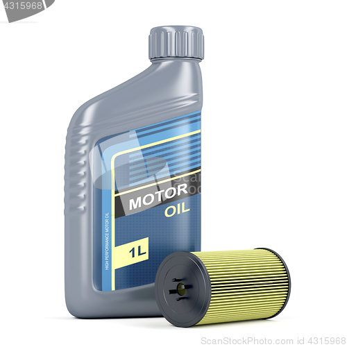 Image of Motor oil and oil filter