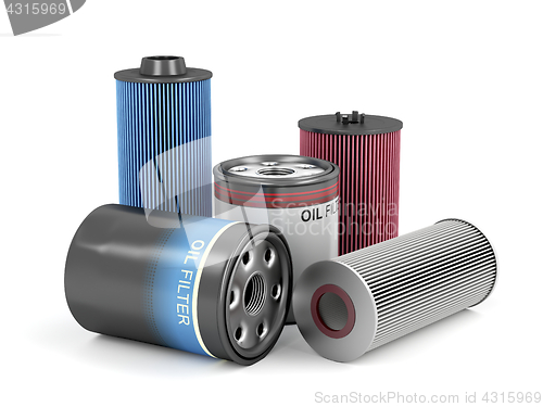 Image of Automotive oil filters 