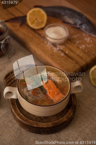 Image of fish soup composition