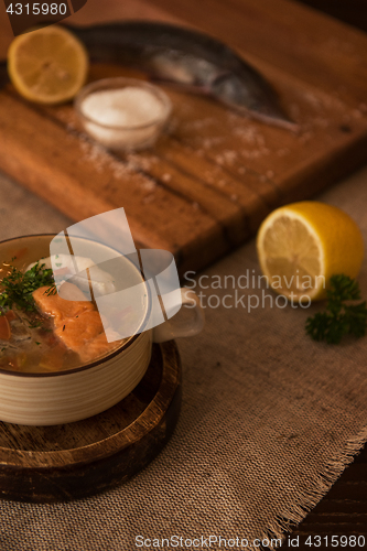 Image of fish soup composition