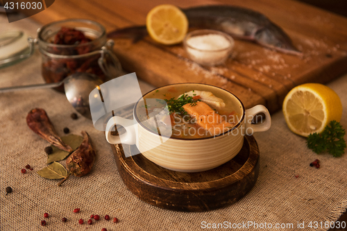 Image of fish soup composition