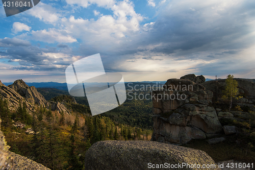 Image of Beauty view in mountains of Altai