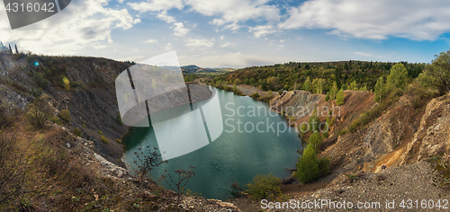 Image of Blue lake in Altai