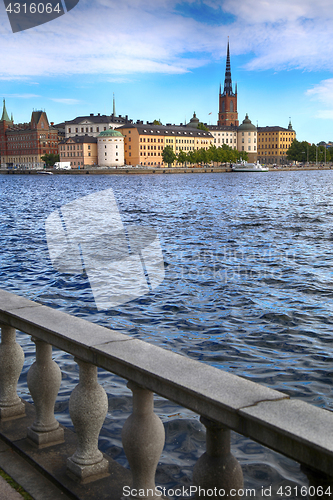 Image of View of Gamla Stan in Stockholm, Sweden