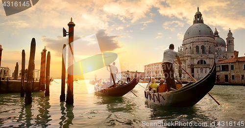 Image of Grand Canal at sunset