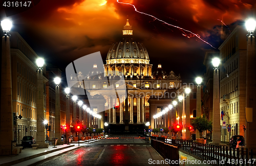 Image of Storm over the Vatican