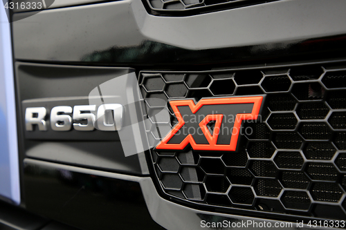 Image of Detail of Scania R650 XT Semi Truck