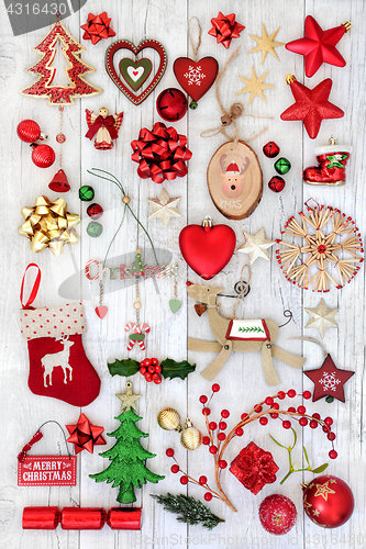 Image of Festive Christmas Decorations