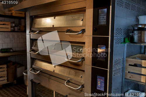 Image of bread oven at bakery kitchen