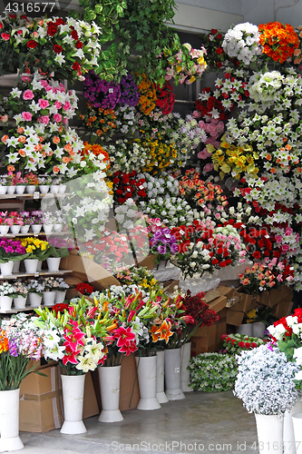 Image of Plastic flower shop