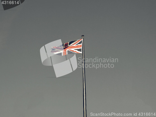 Image of Vintage looking UK Flag