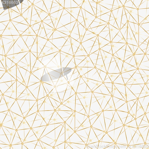 Image of Messy connected dots seamless background.