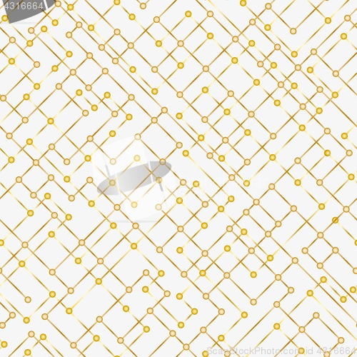 Image of Messy connected dots seamless background.