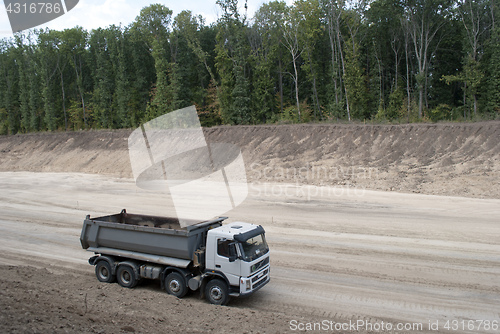 Image of car dump truck