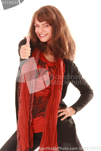 Image of positive woman