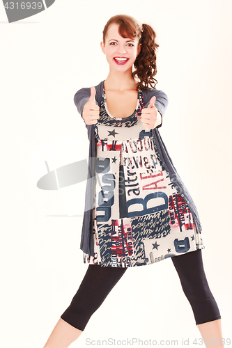 Image of positive woman