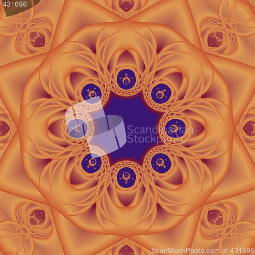 Image of Orange Mandala