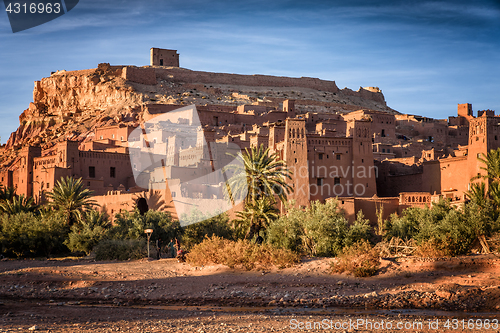 Image of Kasbah Ait Benhaddou in the Atlas Mountains of Morocco