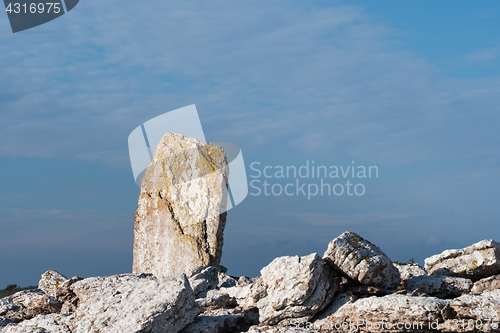 Image of Old standing stone monument