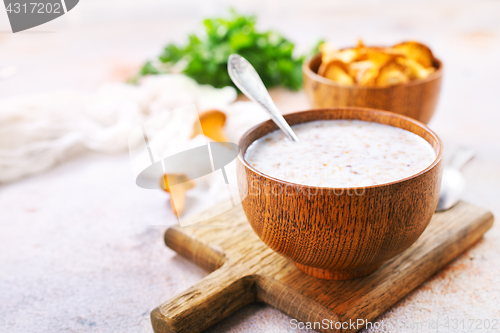 Image of mushroom soup