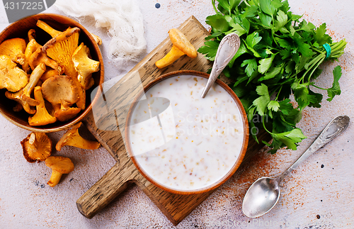 Image of mushroom soup