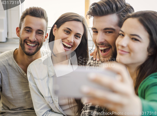 Image of A selfie with friends