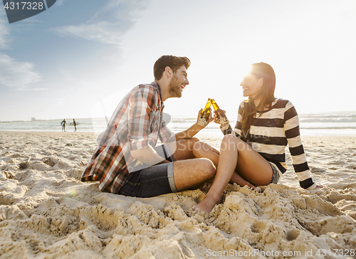 Image of Couple on the beach