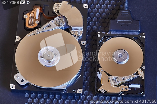 Image of Open Hard Disks