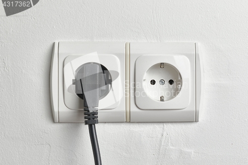 Image of Electric Socket Closeup