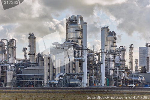 Image of Smoking chemical plant