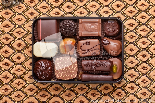 Image of Chocolate candies box