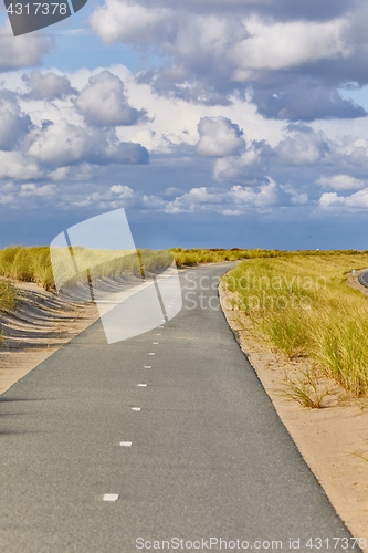 Image of Long bicycle road