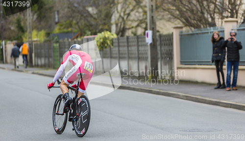 Image of The Cyclist Cyril Lemoine - Paris-Nice 2016