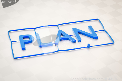 Image of plastic injection molding word plan