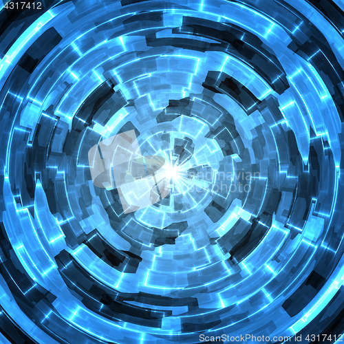 Image of abstract radial background