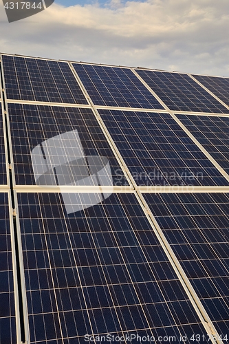 Image of Solar panels on a roof